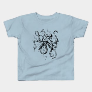 Octo Skull Attach Kids T-Shirt